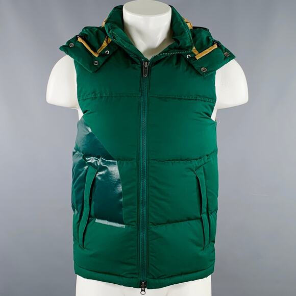 JUNYA WATANABE x THE NORTH FACE Size XS Green Quilted Cotton Nylon Vest - Picture 1 of 6
